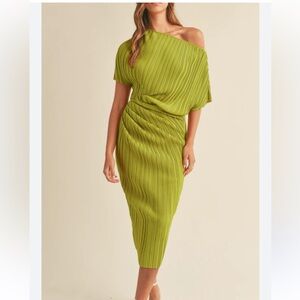 MARBLE Vibrant Yellow Dress